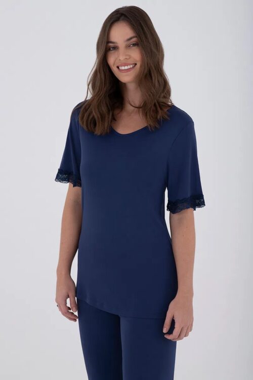 PIJAMA FEMENINO DE SEDA FRIA